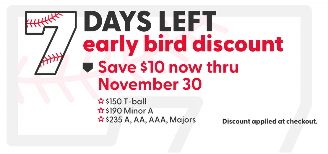 7 Days Left for Early Bird Discount