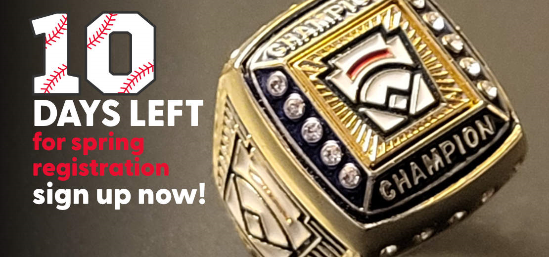 10 Days Left for Spring Registration