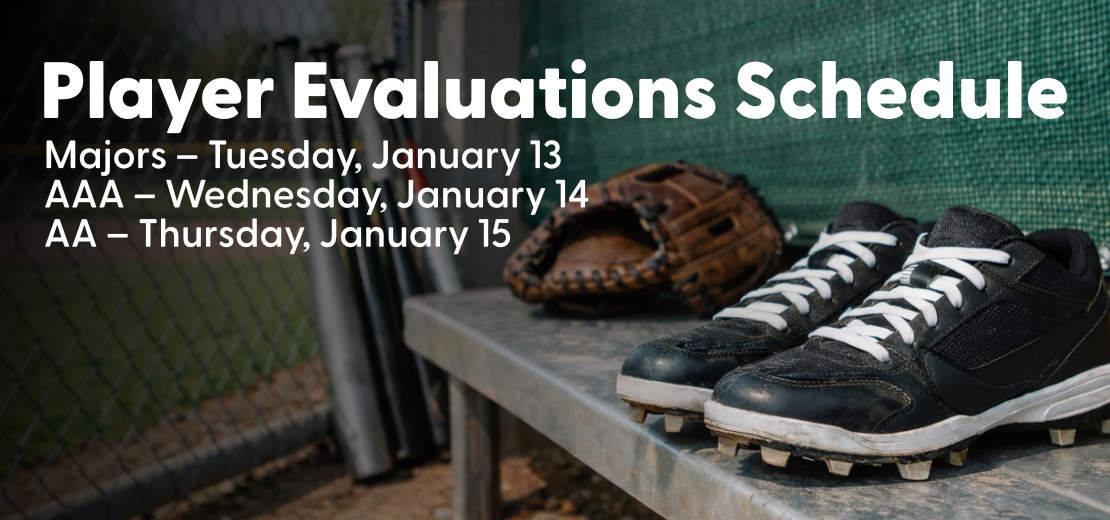 Player Evaluations Schedule